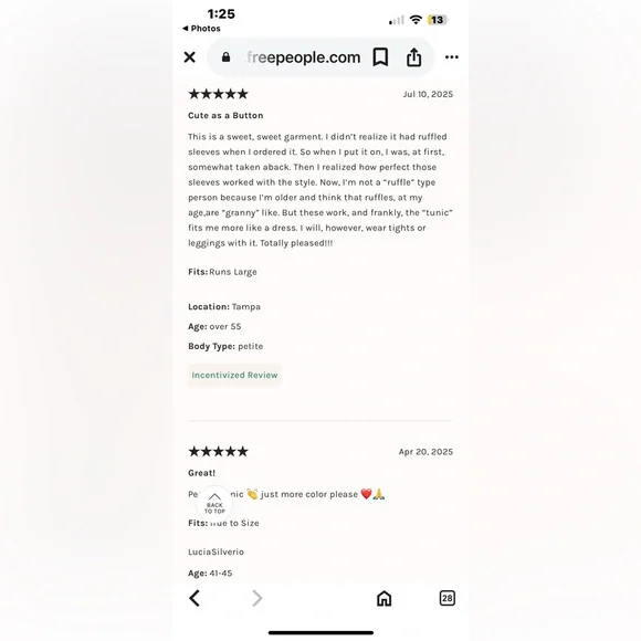 NWT FREE PEOPLE MOVEMENT Spring Forward Tunic In Midnight Navy Combo MSRP $128 - Picture 8 of 16